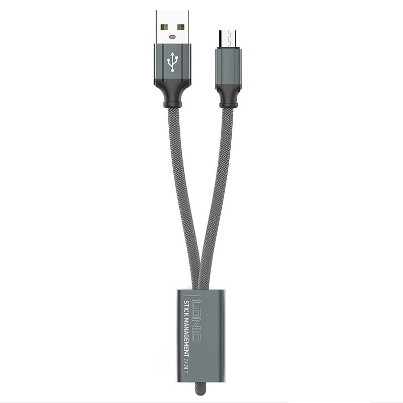 کابل تبدیل USB به microUSB الدینیو مدل LC98 طول 0.25 متر