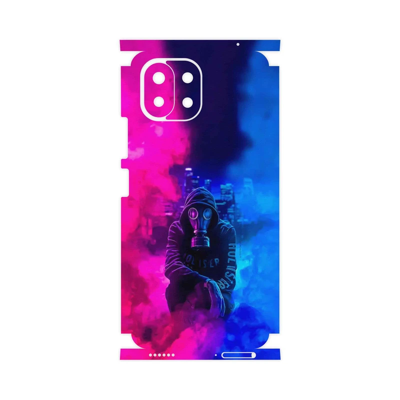 برچسب پوششی ماهوت مدل Smoke Rainbow Digital Art 2-FullSkin مناسب برای گوشی موبایل شیائومی MI 11 LITE