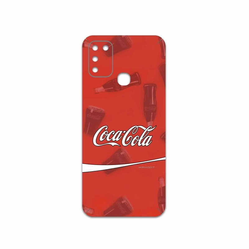 برچسب پوششی ماهوت مدل Coca-Cola-Logo مناسب برای گوشی موبایل اینفینیکس Hot 10 Play