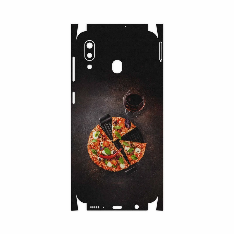 برچسب پوششی ماهوت مدل Pizza-FullSkin مناسب برای گوشی موبایل سامسونگ Galaxy A20