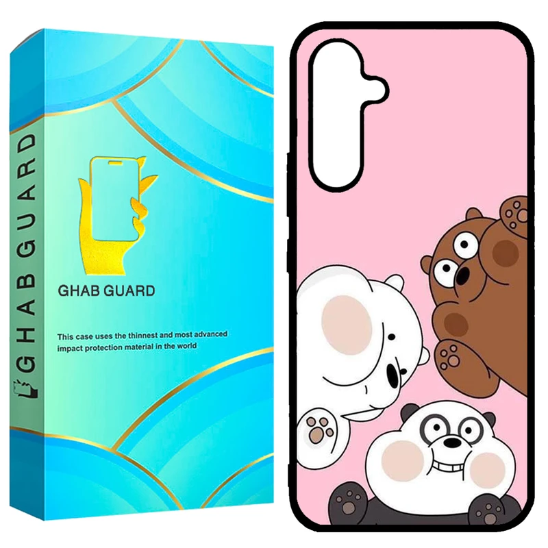 کاور قاب گارد طرح خرس مدل GCHPA54 مناسب برای گوشی موبایل سامسونگ  Galaxy A54 5G