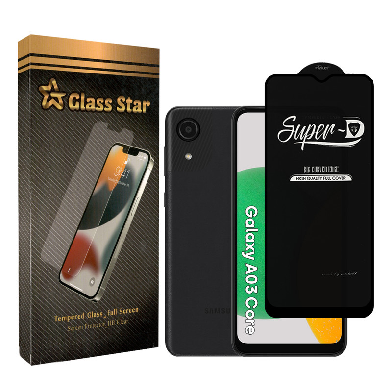   محافظ صفحه نمایش گلس استار مدل STAR-SUPER-D مناسب برای گوشی موبایل سامسونگ Galaxy A03 Core
