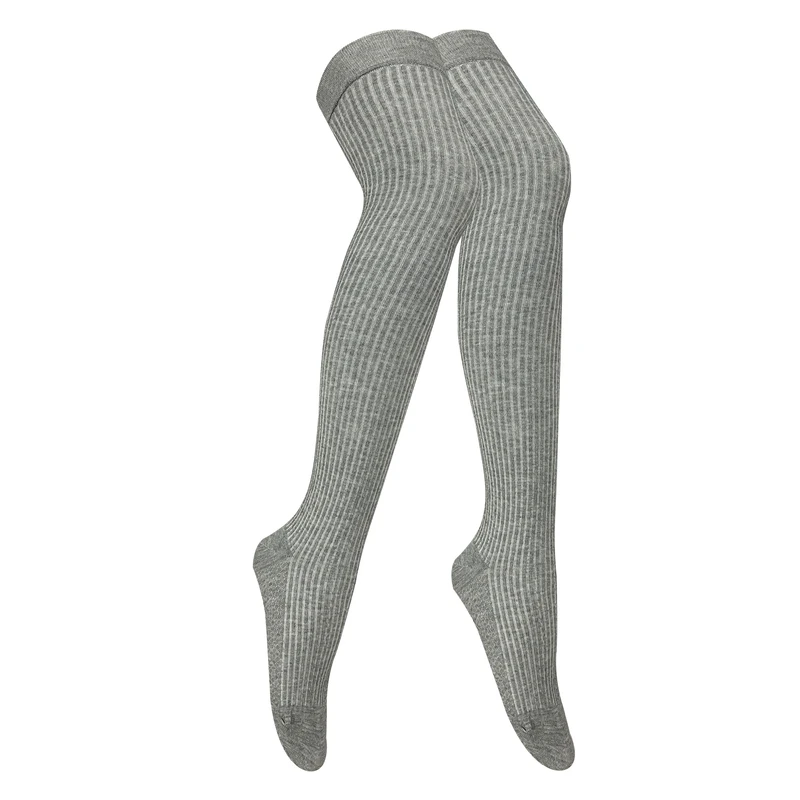 جوراب ساق بلند زنانه تن پوش هنگامه مدل بالا زانو کبریتی کد T