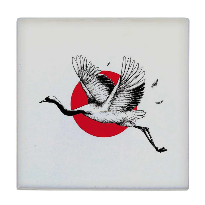  زیر لیوانی  طرح پرنده حواصیل کد    5925248_4589