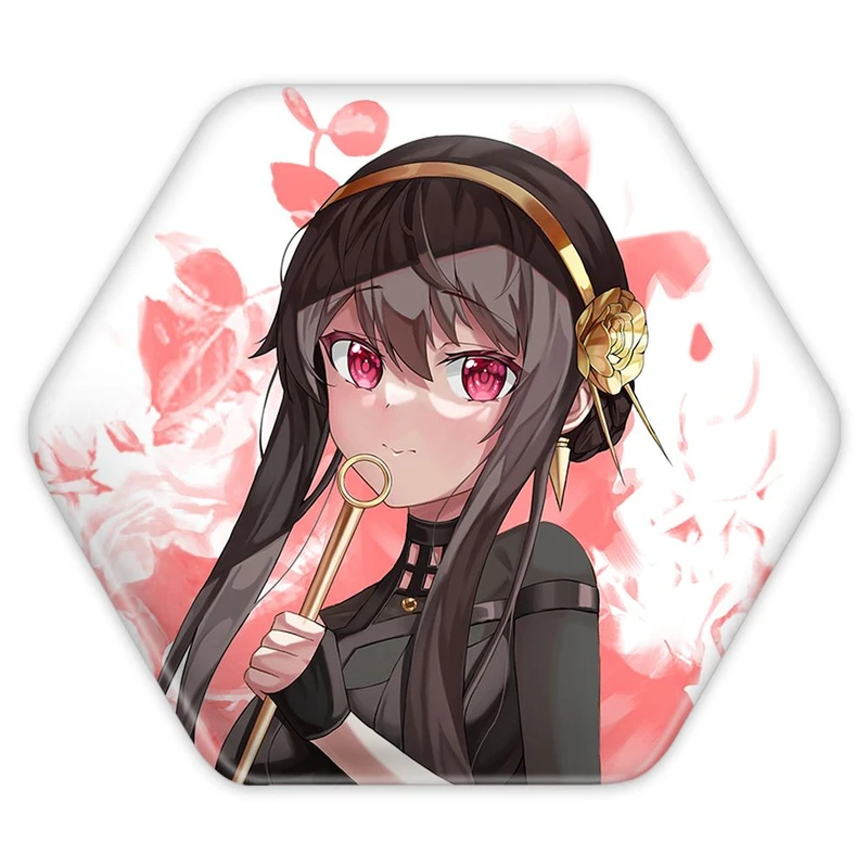 پیکسل خندالو طرح یور فورجر انیمه اسپای ایکس فمیلی Spy x Family مدل شش ضلعی کد 17698