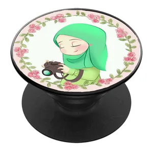 پایه نگهدارنده گوشی موبایل پاپ سوکت مدل دخترک ناز کد 20
