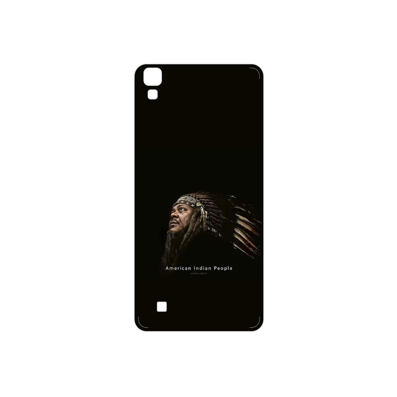 برچسب پوششی ماهوت مدل Portrait of an Indian Man مناسب برای گوشی موبایل ال جی X Power