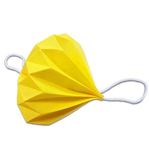 ماسک پارچه‌ای مدل سه بعدی آکاردئونی بسته 5 عددی