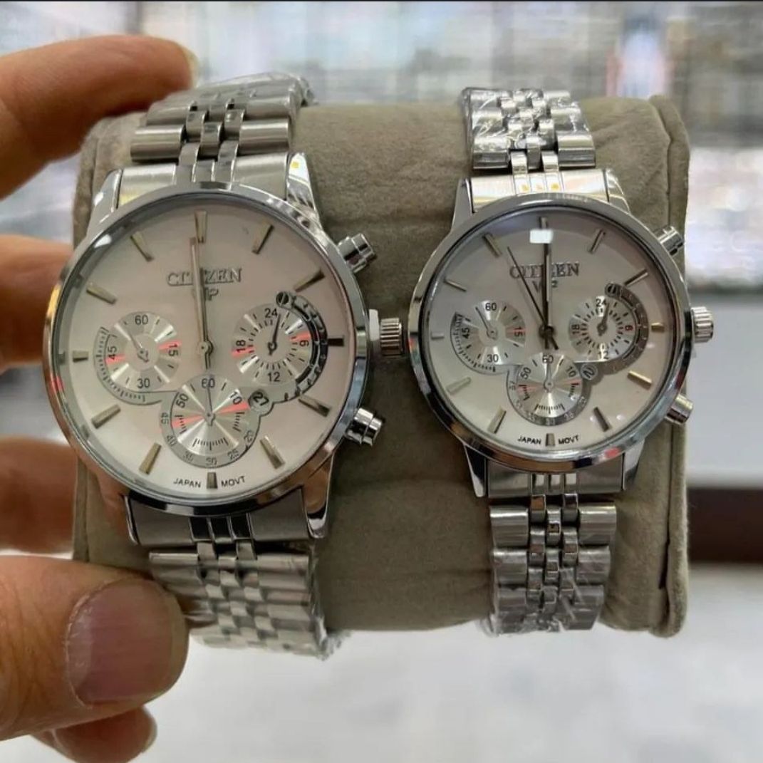 ست ساعت مچی عقربه ای زنانه و مردانه مدل Cit 06 -  - 2