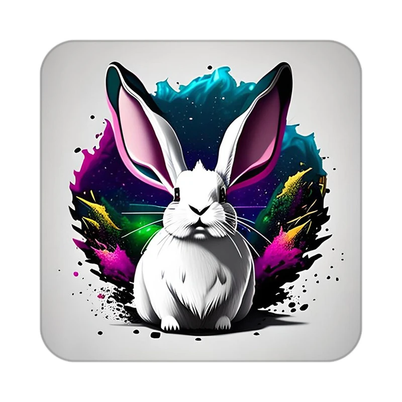 زیر لیوانی کاکتی طرح حیوانات رنگی مدل mp26733