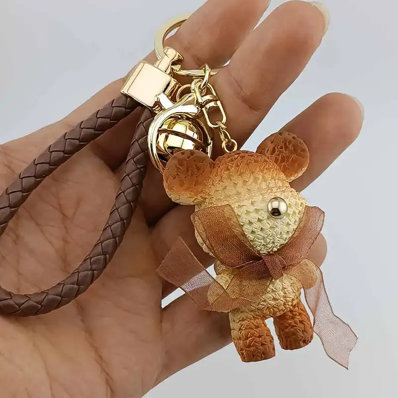 جاکلیدی مدل سرامیکی طرح خرس پاپیونی