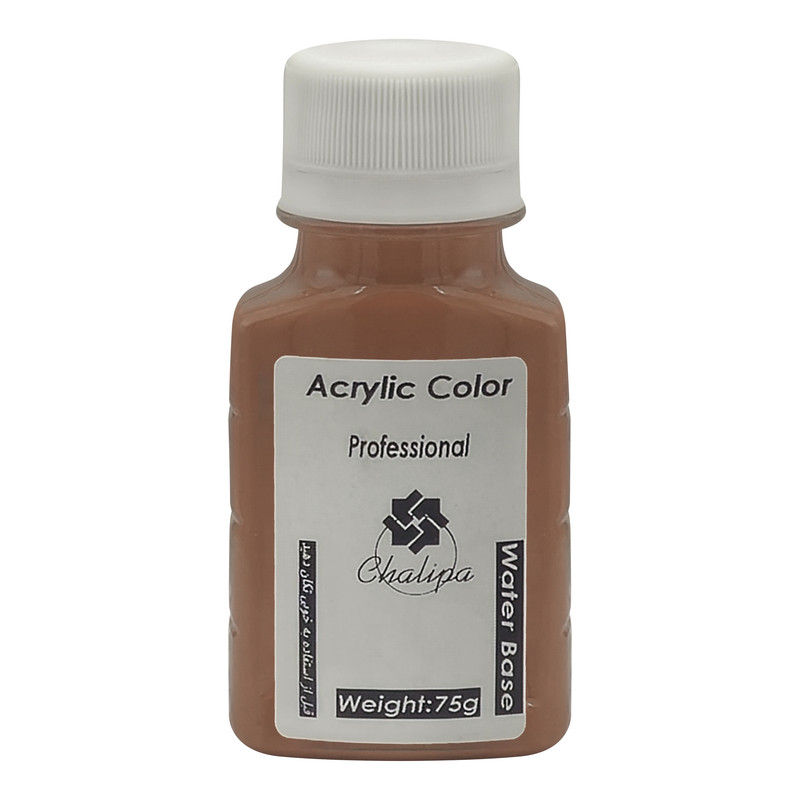 رنگ اکریلیک چلیپا مدل professional حجم 75 میلی لیتر بسته 8 عددی