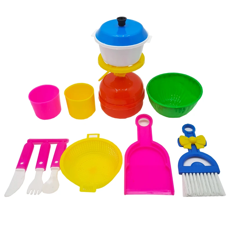 ست اسباب بازی آشپزخانه مدل خاله بازی بسته 11 عددی