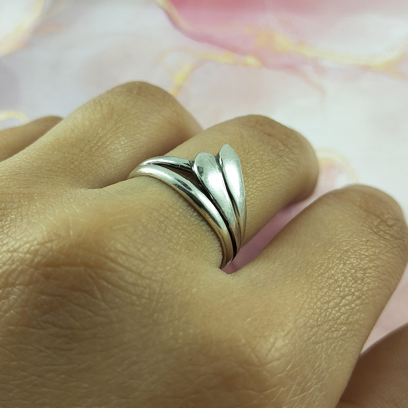 انگشتر نقره زنانه سلین کالا مدل موج کد 193