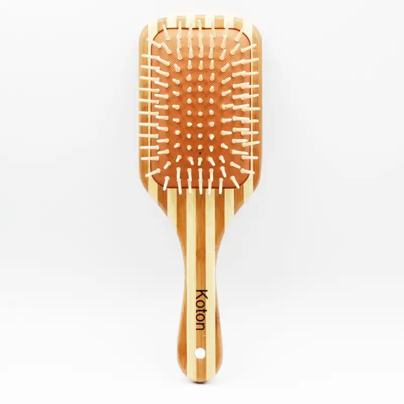 برس مو کوتون مدل چوبی کد HB207