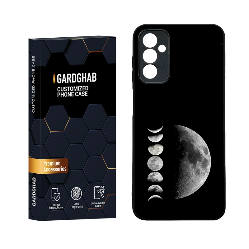 کاور گارد قاب مدل دورژله ای پشت گلس کهکشان مناسب برای گوشی موبایل سامسونگ Galaxy M13 4G