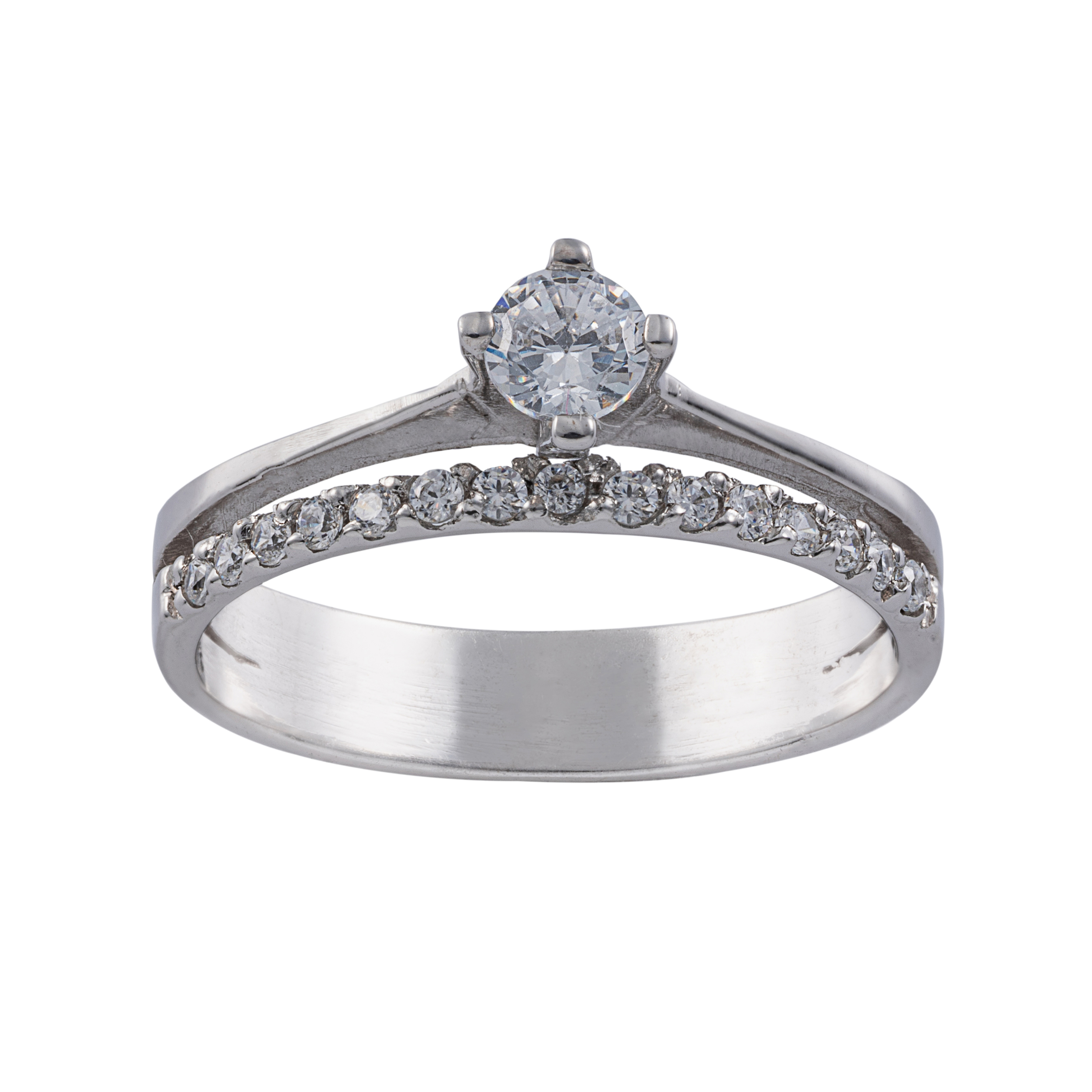 انگشتر طلا 18 عیار زنانه جواهری سون مدل 0046