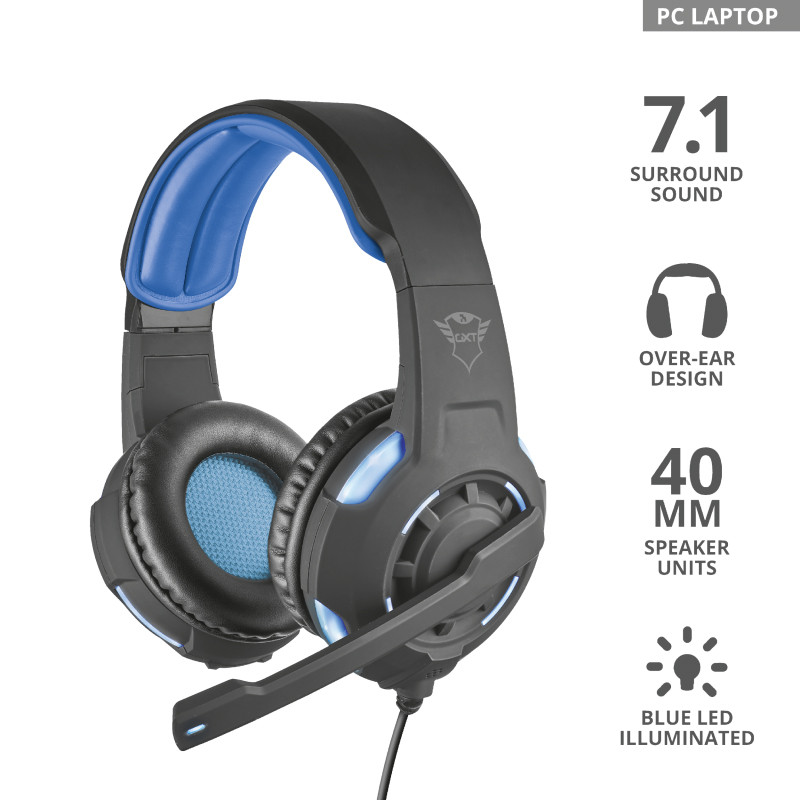 هدست مخصوص بازی تراست مدل GXT 350 Radius 7.1 Surround 3