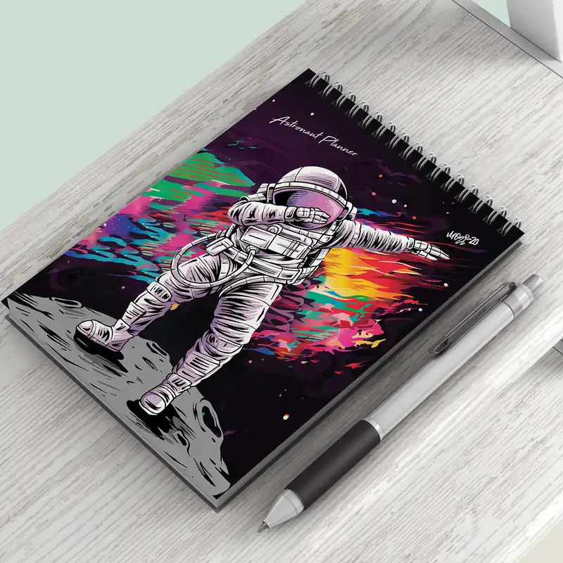 دفتر برنامه ریزی موتی طرح فضانورد مدل پلنر تایم باکس