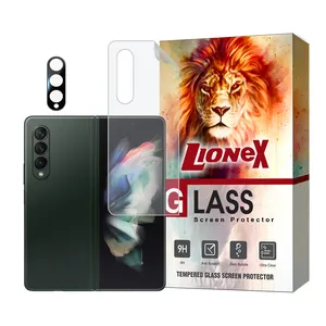 Lionex MTBFULL Nano Back Protector For Samsung Galaxy Z Fold 3 With Camera Lens Protector