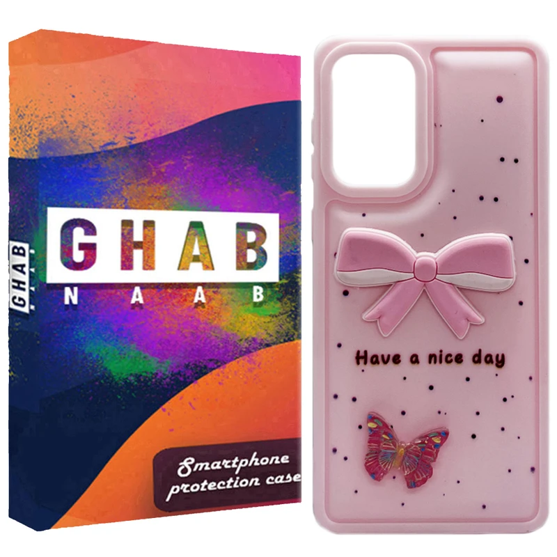 کاور قاب ناب مدل فانتزی دخترانه طرح پروانه مناسب برای گوشی موبایل سامسونگ Galaxy A03s