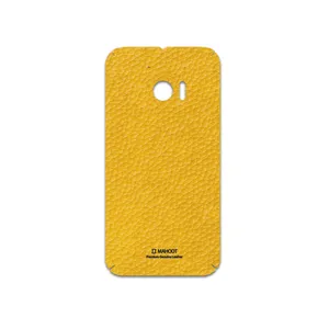 MAHOOT Mustard-Leather Cover Sticker for HTC 10