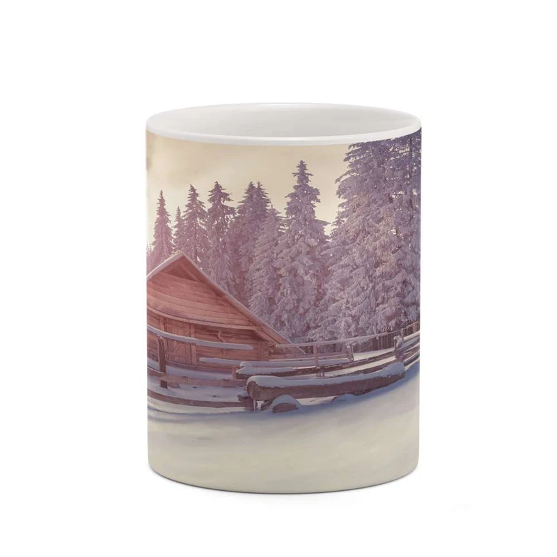 ماگ کاکتی مدل منظره برفی کد mgh18506