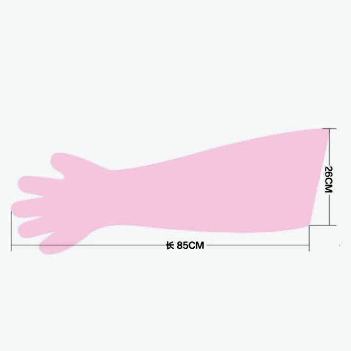 دستکش نظافت یکبار مصرف کاسنر مدل ساقه بلند کد K95 بسته 12 عددی