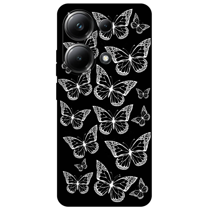 کاور مگافون طرح پروانه مدل 7244 مناسب برای گوشی موبایل شیائومی Redmi Note 13 Pro 4G