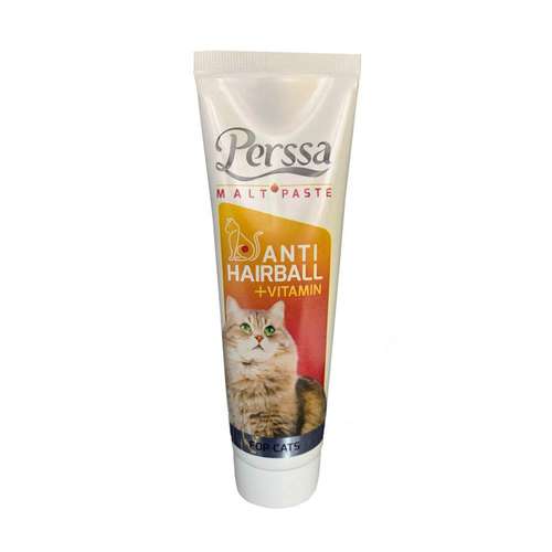 خمیر مالت گربه پرسا مدل Vitaminand hairball وزن 100 گرم