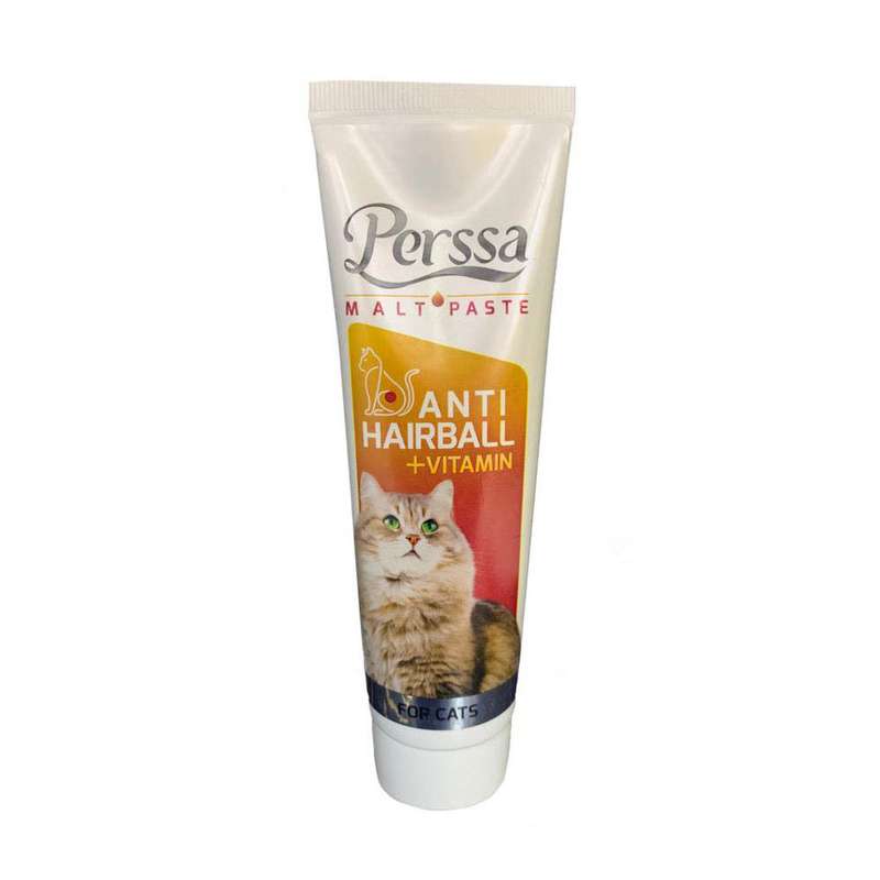 خمیر مالت گربه پرسا مدل Vitaminand hairball وزن 100 گرم