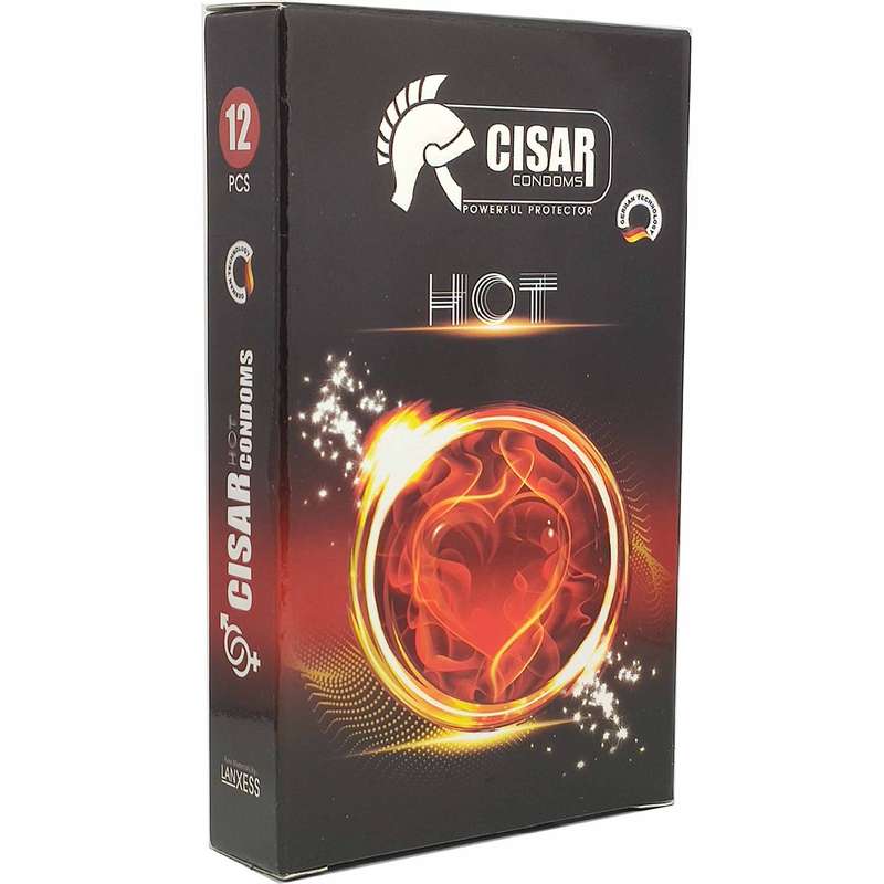 کاندوم سزار مدل hot مجموعه 12 عددی کاندوم سزار مدل hot مجموعه 12 عددی