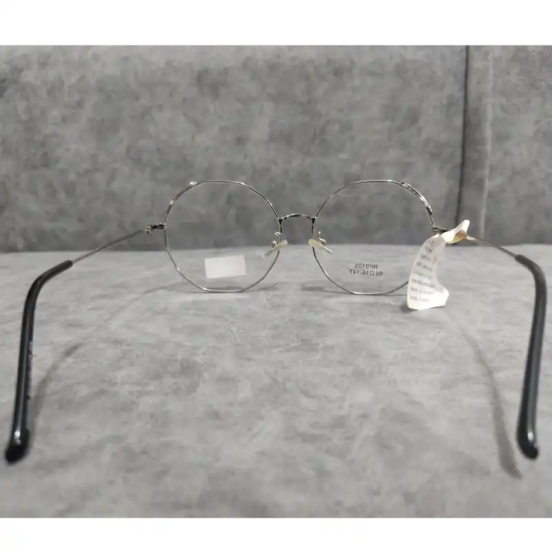 فریم عینک طبی زنانه رلی پنگ مدل چند ضلعی استیل کد 063