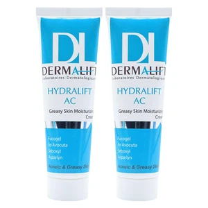 کرم مرطوب کننده پوست چرب درمالیفت مدل Hydralift AC Cream حجم 50 میلی لیتر بسته دو عددی