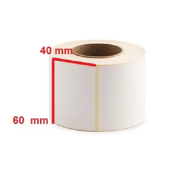 برچسب پرینتر لیبل زن مدل 40x60