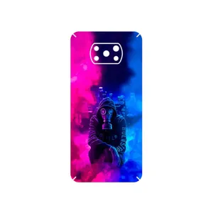 MAHOOT Smoke Rainbow Digital Art 2 Cover Sticker for Xiaomi Poco X3 Pro