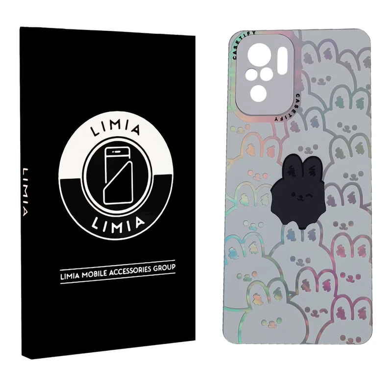 کاور لیمیا مدل فانتزی لنزدار طرح عروسکی شبرنگی مناسب برای گوشی موبایل شیائومی Redmi Note 10 4G/Note 10s/Poco M5s