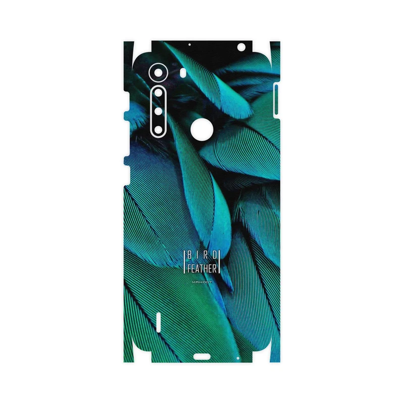 برچسب پوششی ماهوت مدل Green Feather-FullSkin مناسب برای گوشی موبایل موتورولا One Fusion
