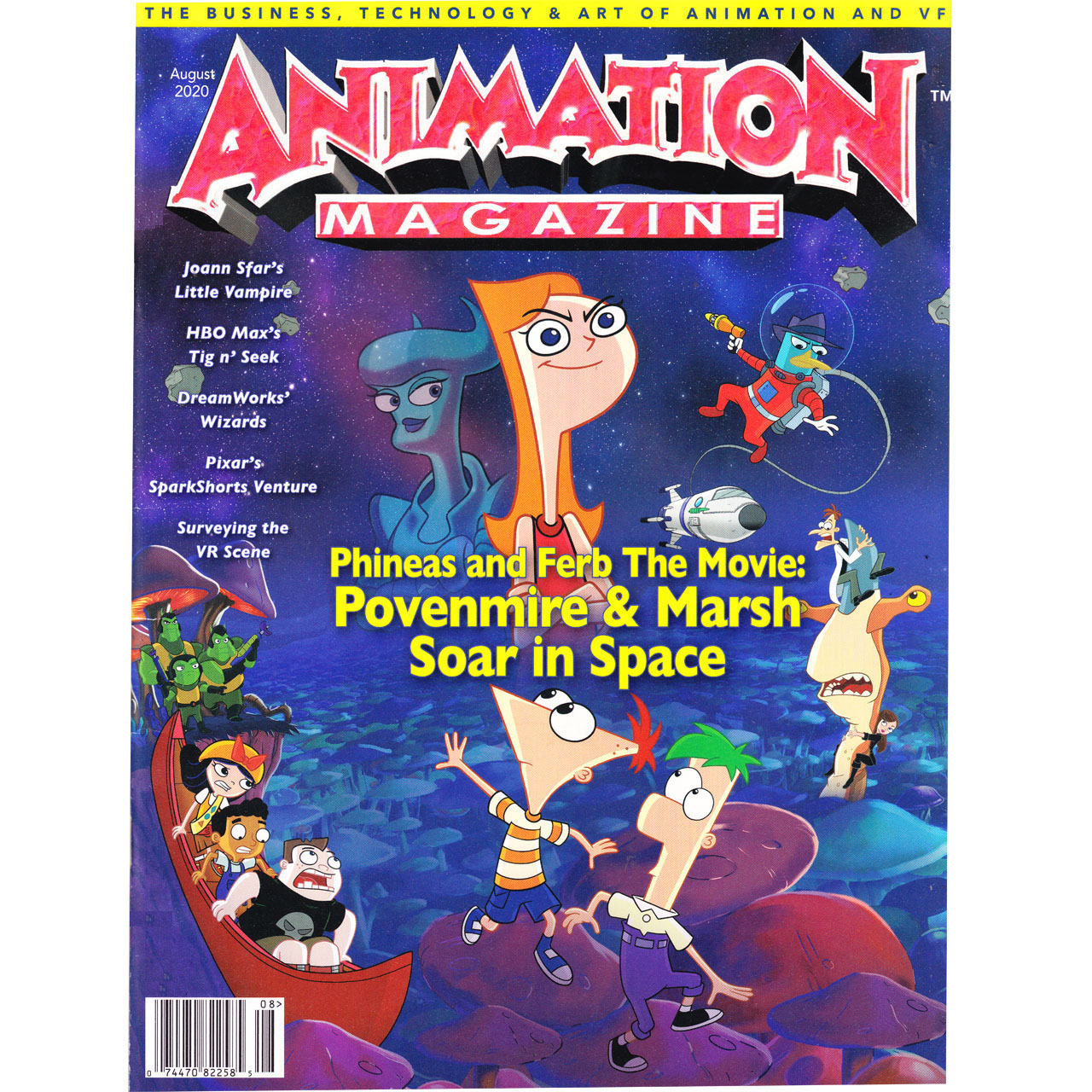 مجله Animation Magazine آگوست 2020 انتشارات Animation Magazine