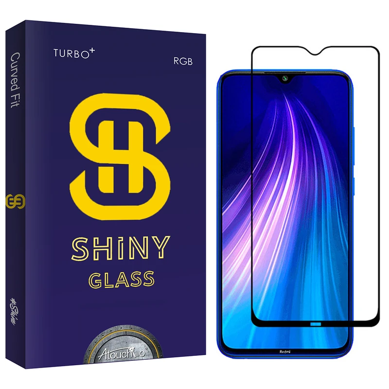 محافظ صفحه نمایش آتوچبو مدل Full Glass مناسب برای گوشی موبایل شیائومی Redmi Note 8 2021