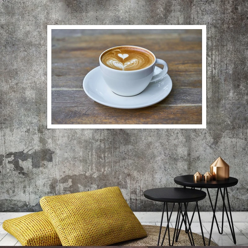 تابلو بکلیت طرح قهوه لته آرت مدل W-S4441