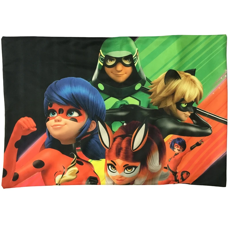  رو بالشی کودک مدل دخترکفشدوزکی و پسر گربه ای