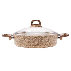 تابه کاراجا مدل Wood BioGranit سایز 26