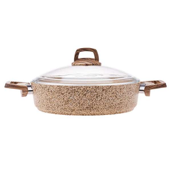 تابه کاراجا مدل Wood BioGranit سایز 26