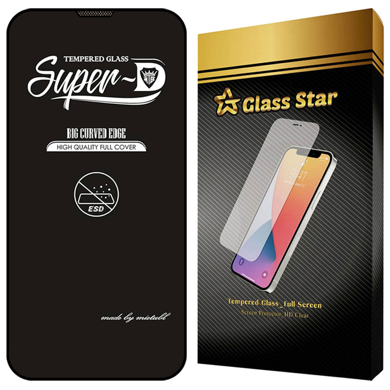 محافظ صفحه نمایش شیشه ای گلس استار مدل SUPRDG مناسب برای گوشی موبایل اپل iPhone 13 Pro Max