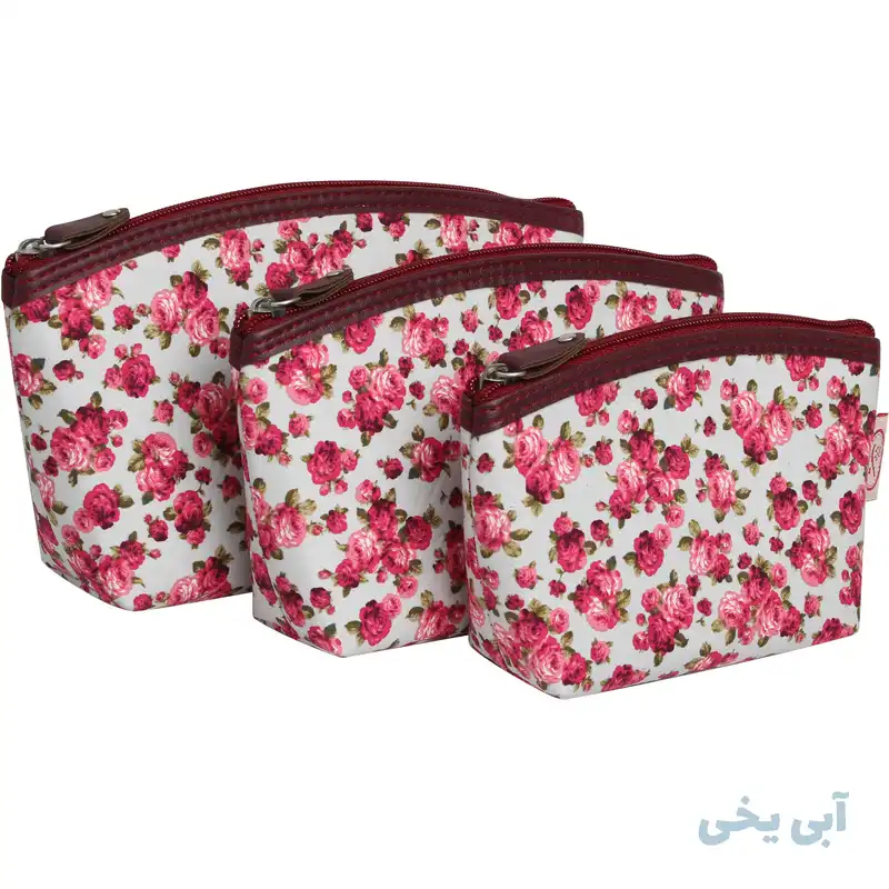 کیف لوازم آرایش زنانه سیب کد 16-Blb مجموعه 3 عددی