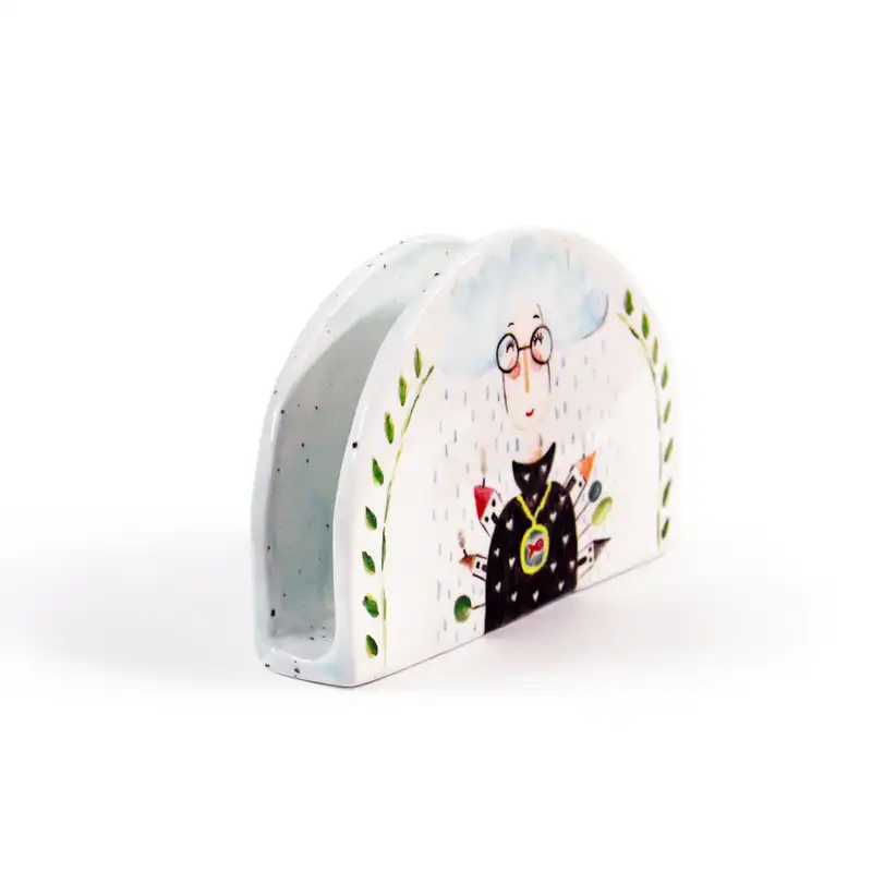 جای دستمال کاغذی سرامیکی کد SE13