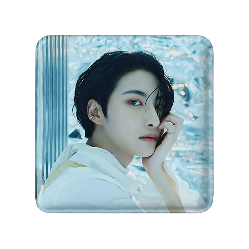 مگنت خندالو طرح سونگهوا گروه ایتیز ATEEZ  مدل مربعی کد 21263