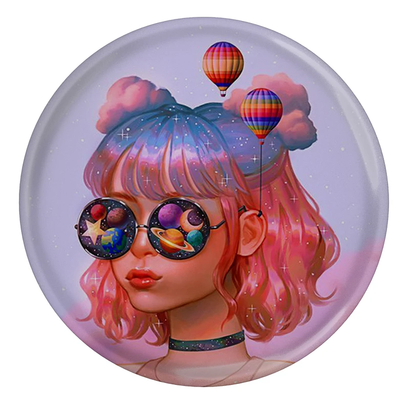مگنت طرح دختر کهکشان بالن مدل S5640 