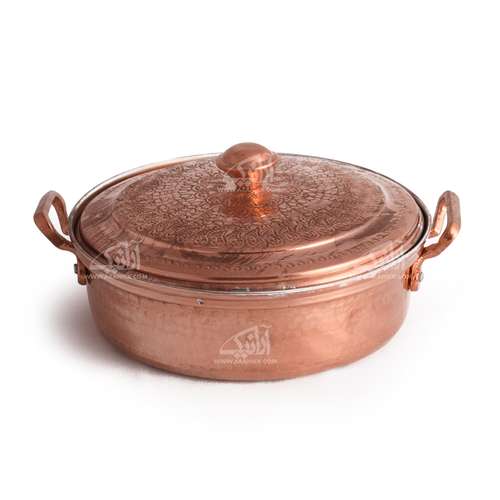 ‎ماهیتابه‎‎ ‎‎مسی‎ ‎‎طرح‎ ‎سنتی‎ ‎ ‎مدل 1009000003